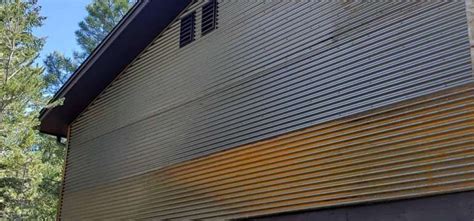 how to paint sheet metal siding|painting steel siding on house.